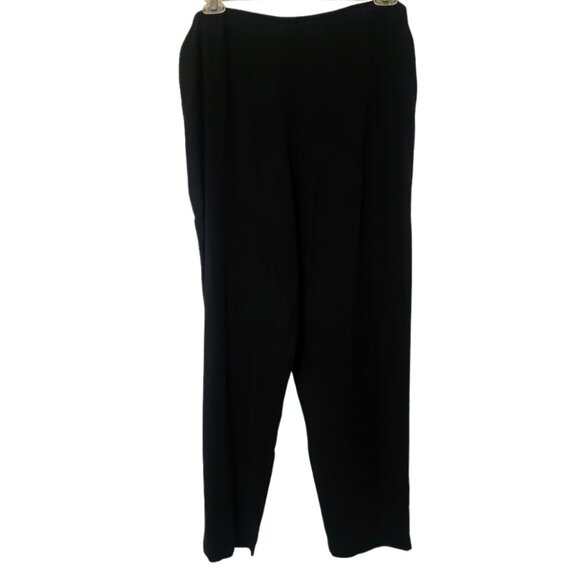 Eileen Fisher black silk pants XL - Picture 1 of 5